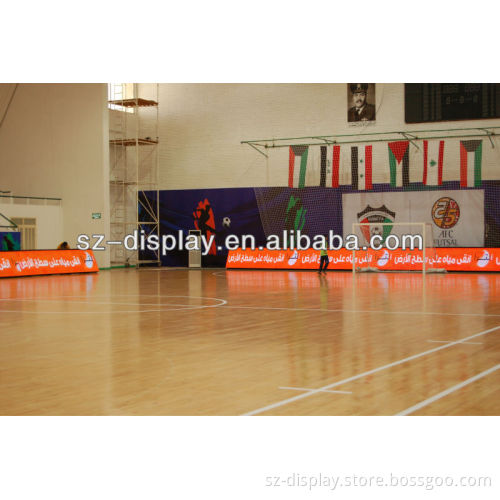 Custom size gym perimeter p10 full color LED display